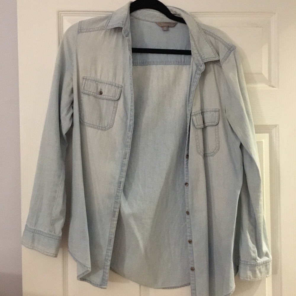 Denim cardigan